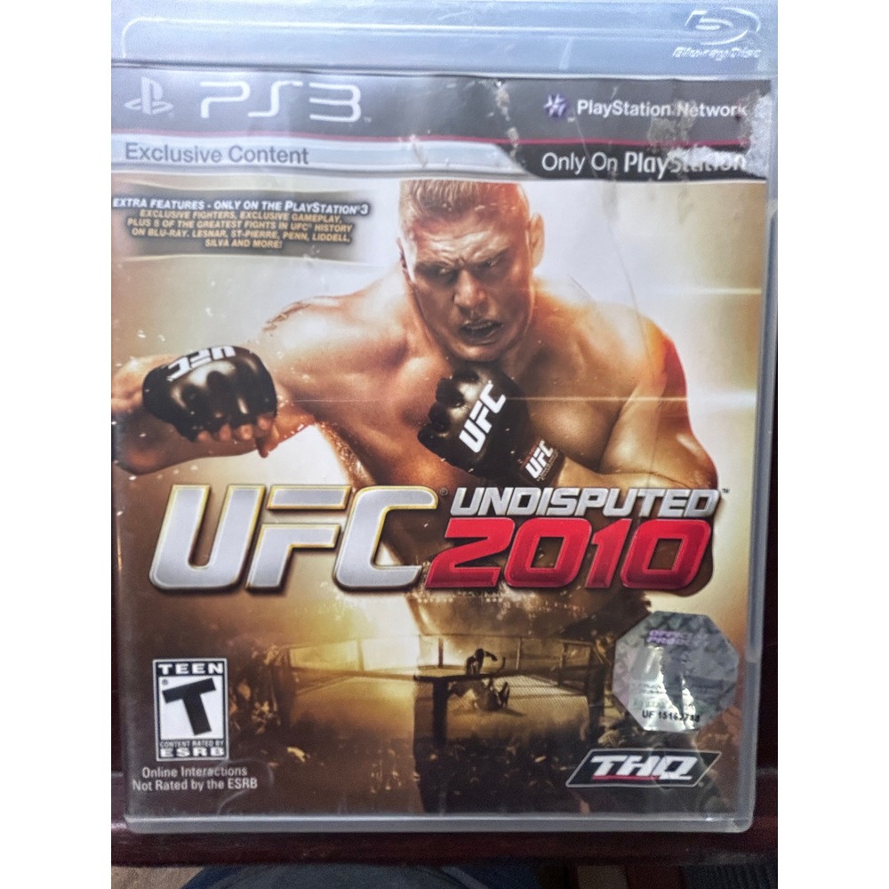UFC Undisputed 2010 Sony PlayStation 3 PS3 MMA Fighting Game THQ Brock Lesnar
